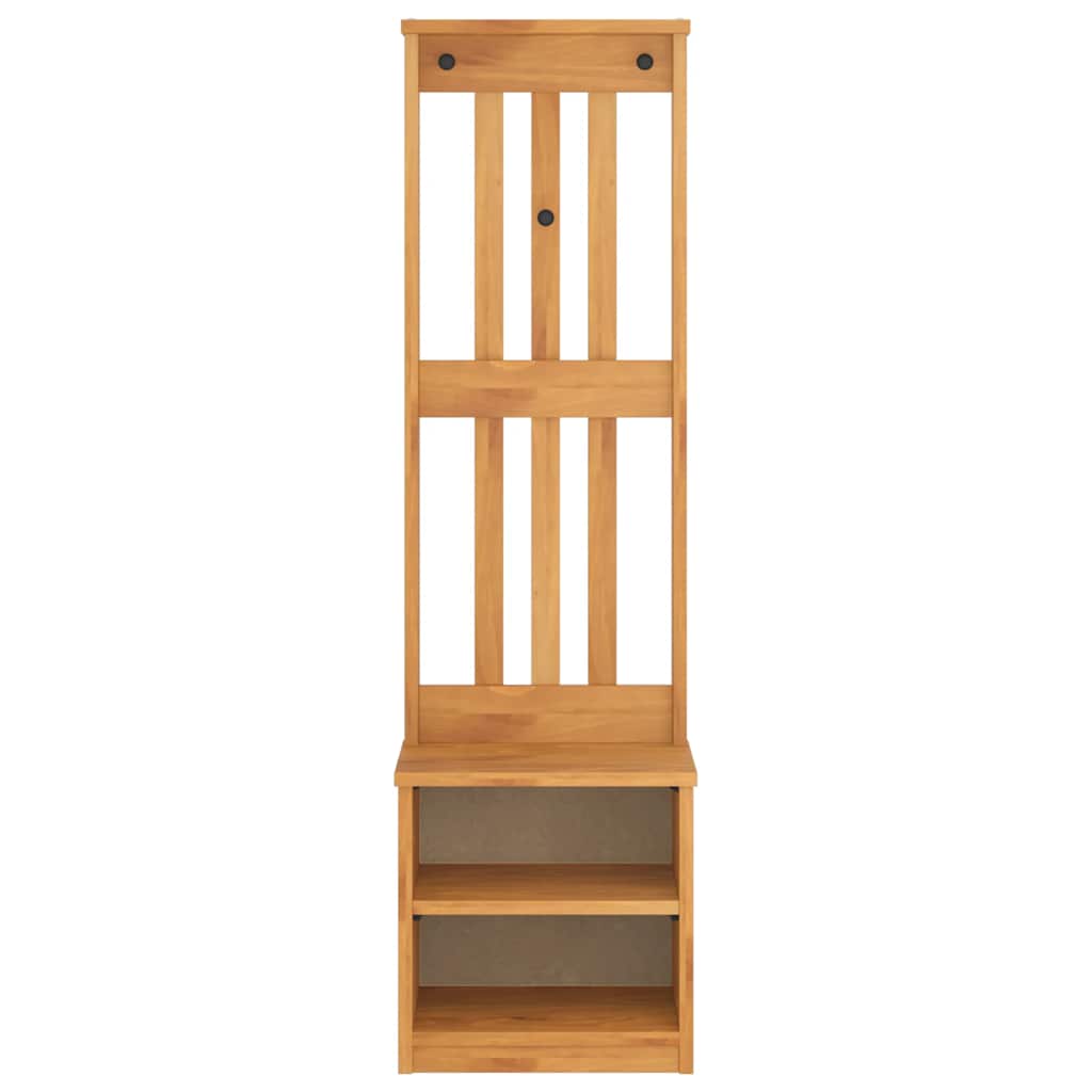 vidaXL Δέντρο χωλ "SANDNES" 45x40x159,5 εκ.Πεύκο μασίφ ξύλο