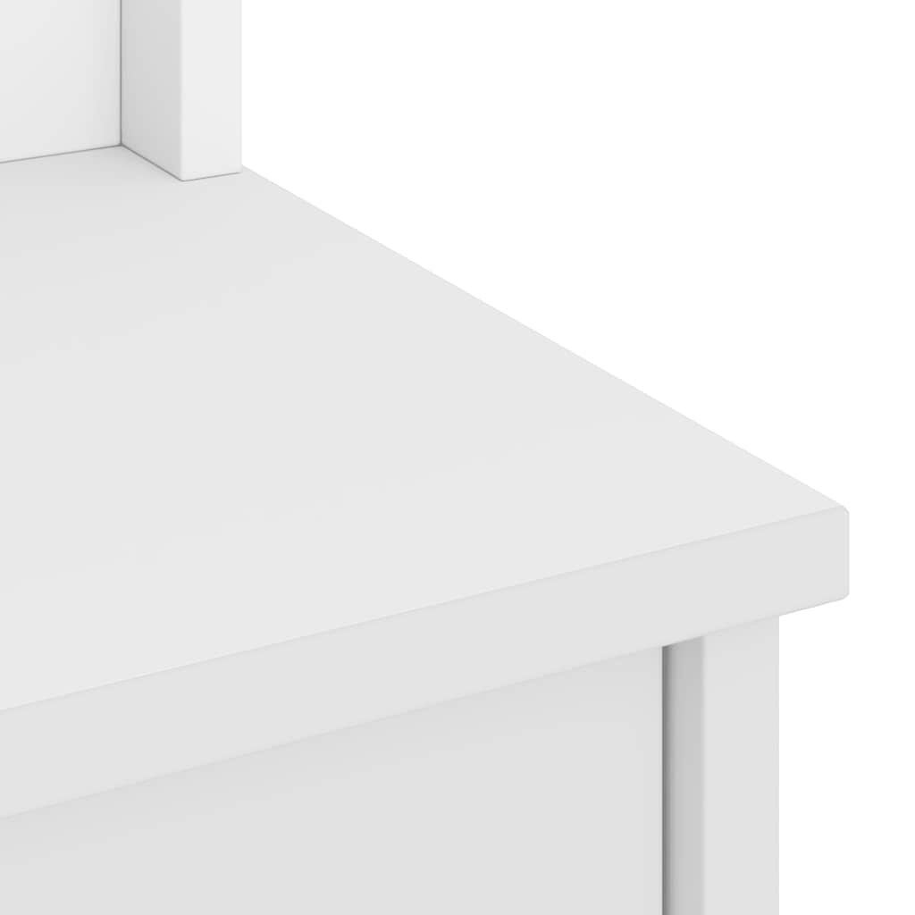 vidaXL Δέντρο χωλ SANDENS Λευκό 45x40x159,5 εκ. Πεύκο μασίφ ξύλο