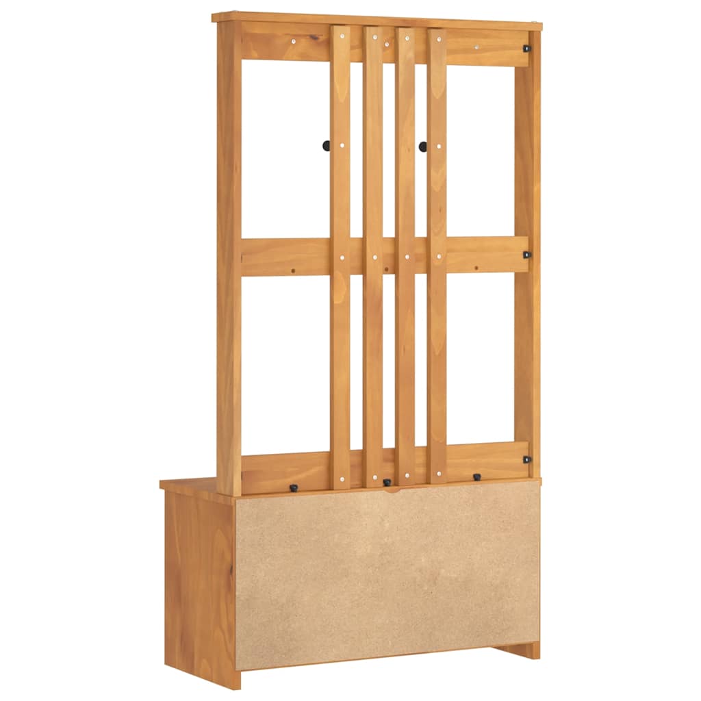 vidaXL Δέντρο χωλ "SANDNES" 87x40x159,5 εκ. Πεύκο μασίφ ξύλο