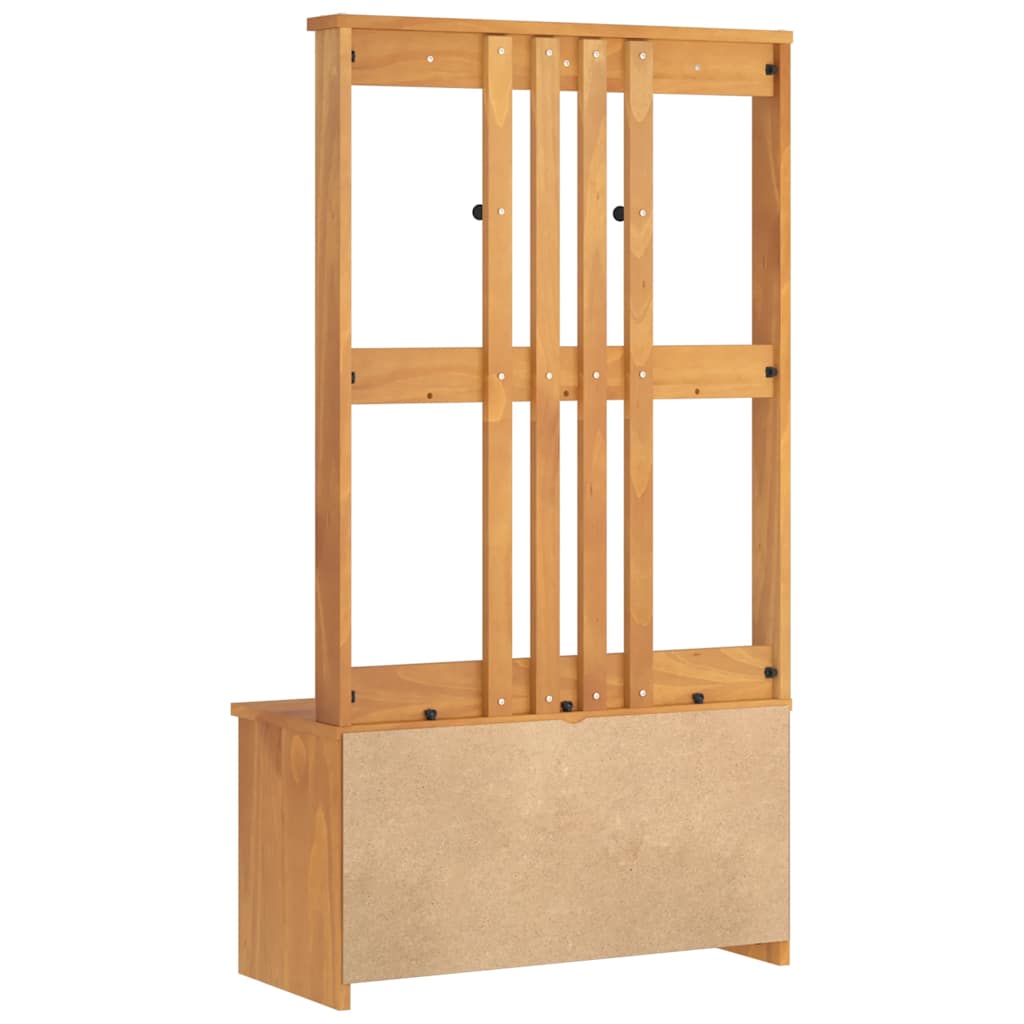 vidaXL Δέντρο χωλ "SANDNES" 87x40x159,5 εκ. Πεύκο μασίφ ξύλο