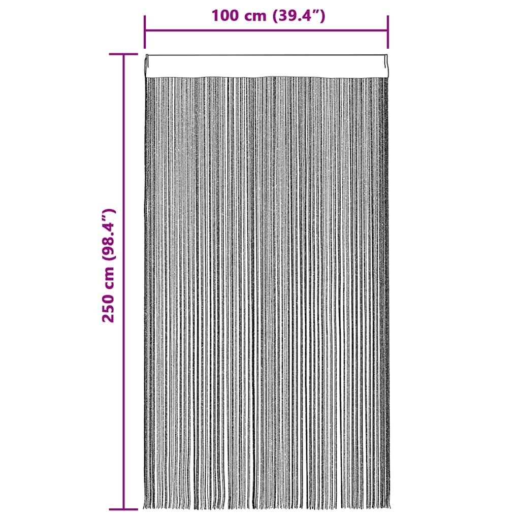 vidaXL Κουρτίνες με Κορδόνι 2 τεμ. Χρυσές 100x250 εκ.