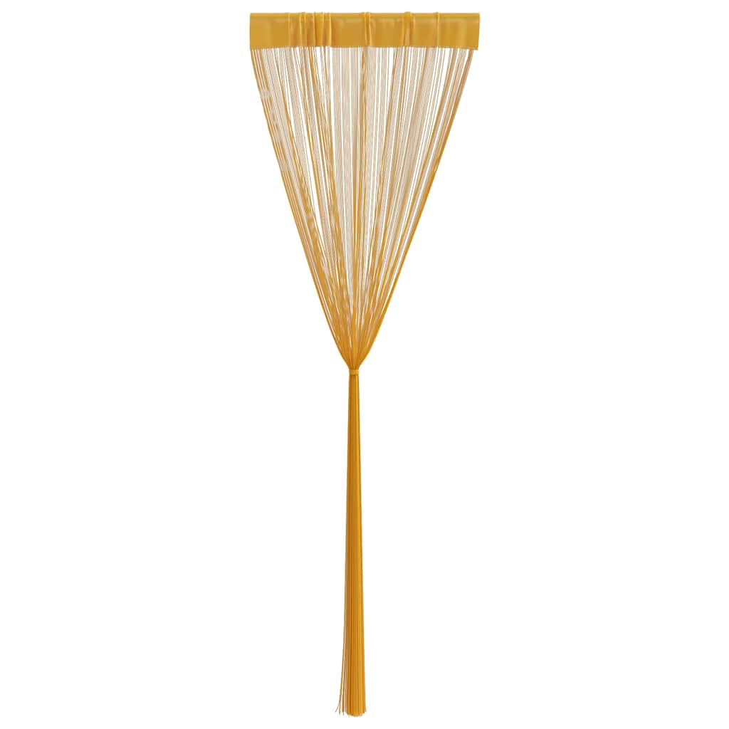 vidaXL Κουρτίνες String 2 τεμάχια Χρυσό 140x250 cm