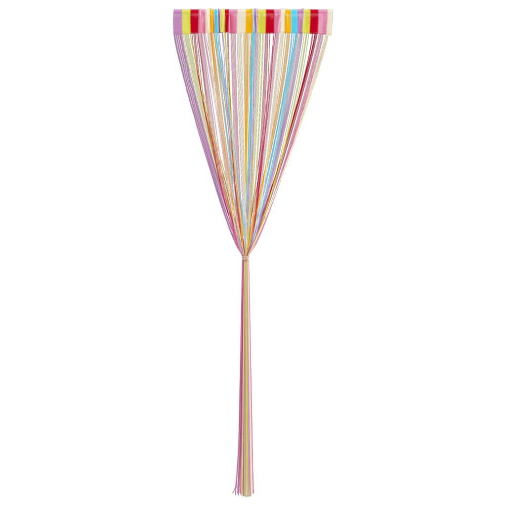 vidaXL Κουρτίνες με Κρόσσια 2 τεμ. Πολύχρωμες 140 x 250 εκ.