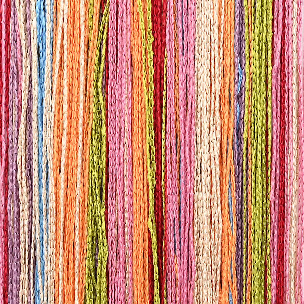 vidaXL Κουρτίνες με Κρόσσια 2 τεμ. Πολύχρωμες 140 x 250 εκ.