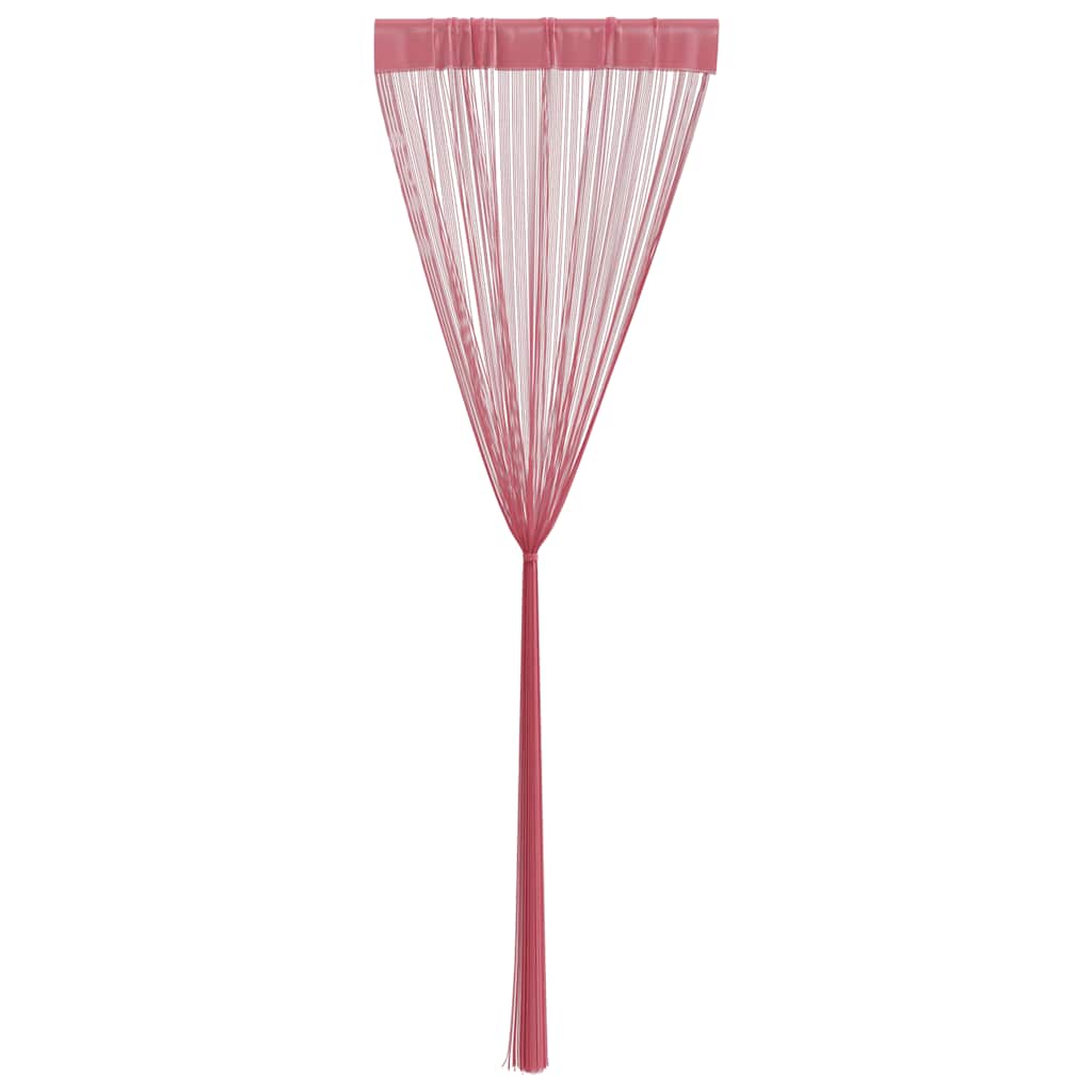 vidaXL Κουρτίνες με Κρόσσια 2 τεμ. Ροζ 140 x 250 εκ.