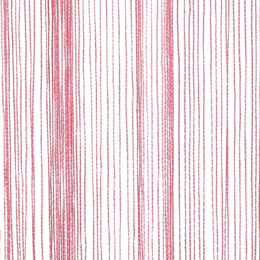 vidaXL Κουρτίνες με Κρόσσια 2 τεμ. Ροζ 140 x 250 εκ.