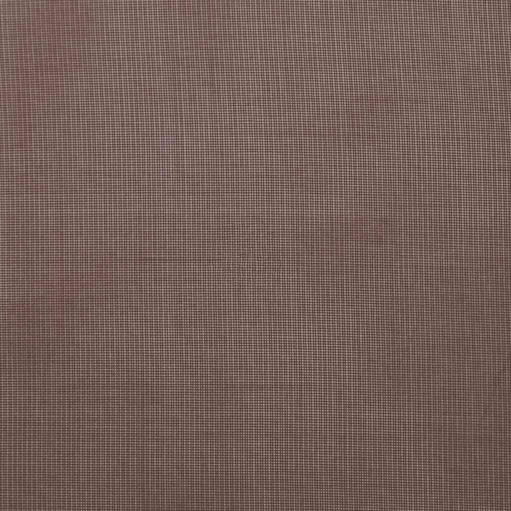 vidaXL Κουρτίνες Voile με ροδέλες 2 τεμάχια Καφέ 140x300 εκ.