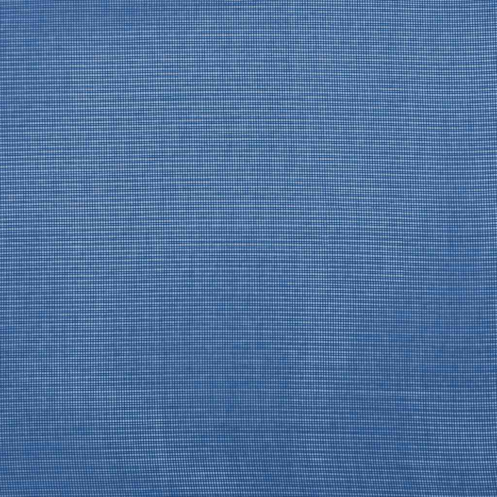 vidaXL Voile κουρτίνες με ροδέλες 2 τεμάχια Μπλε Ρουά