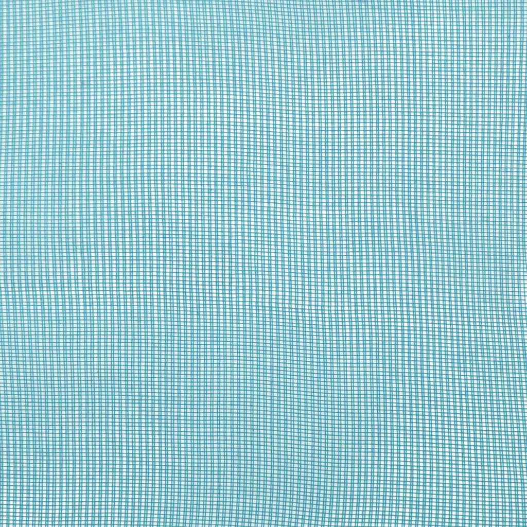 vidaXL Voile κουρτίνες με ροδέλες 2 τεμάχια Τιρκουάζ