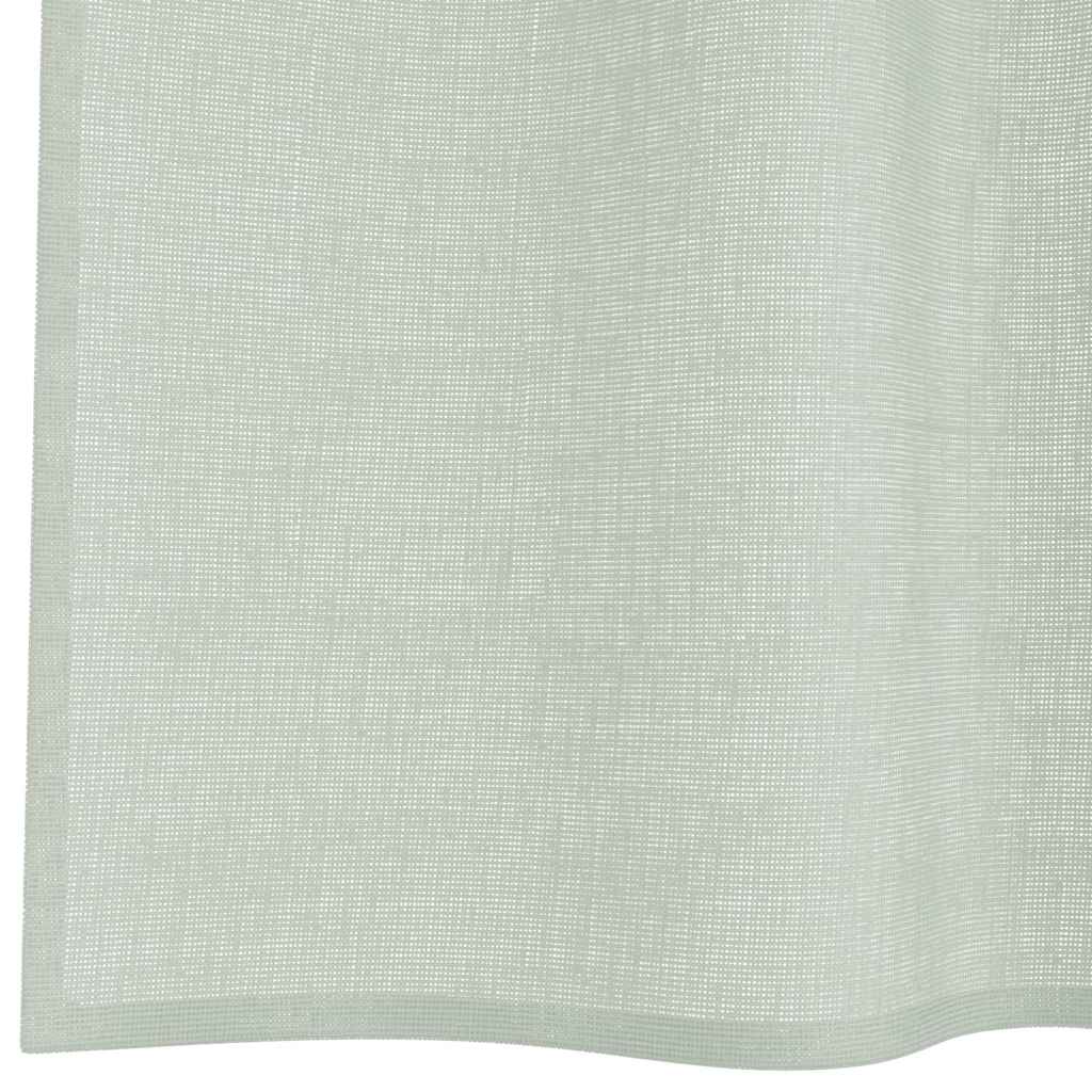 vidaXL Κουρτίνες Voile με Θηλιές 2 τεμ. Ανοιχτό Γκρι 140x140 εκ.