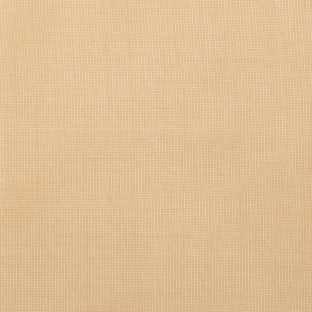 vidaXL Κουρτίνες Voile με βρόχους 2 τεμάχια Άμμος 140x140 cm