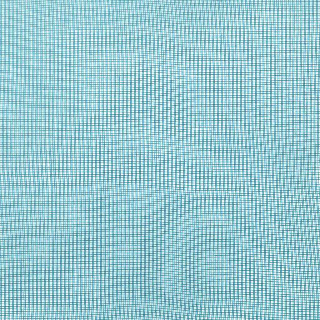 vidaXL Κουρτίνες Voile με Θηλιές 2 τεμ. Τυρκουάζ 140x140 εκ.