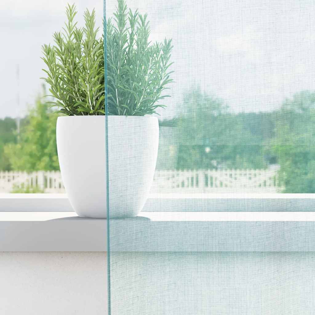 vidaXL Κουρτίνες Voile με Θηλιές 2 τεμ. Τυρκουάζ 140x175 εκ.