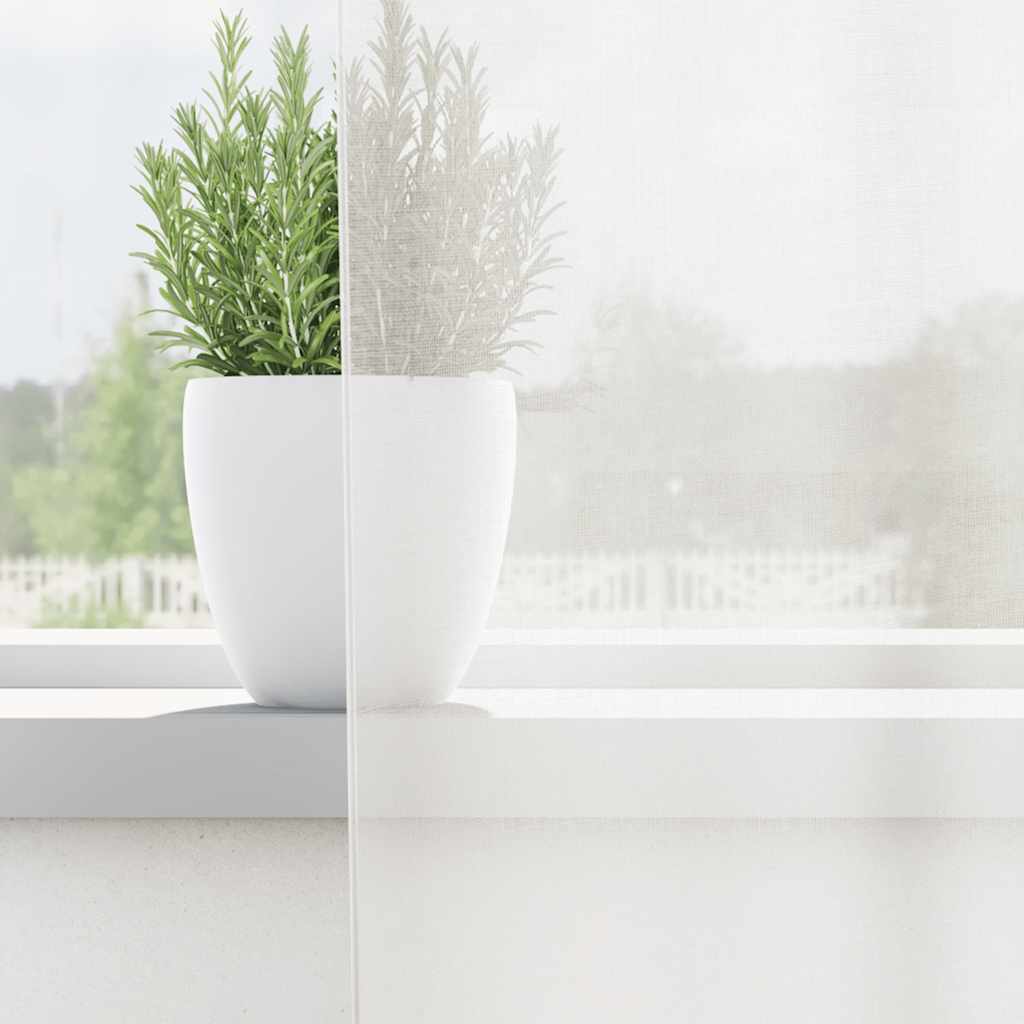 vidaXL Κουρτίνες Voile με βρόχους 2 τεμάχια Λευκό 140x245 cm