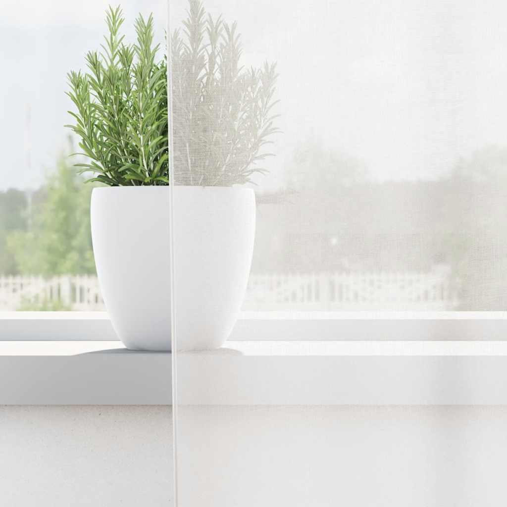 vidaXL Κουρτίνες Voile με βρόχους 2 τεμάχια Λευκό 140x260 cm