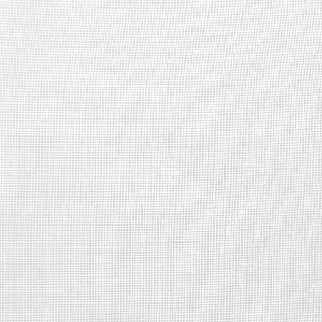 vidaXL Κουρτίνες Voile με βρόχους 2 τεμάχια Λευκό 140x260 cm