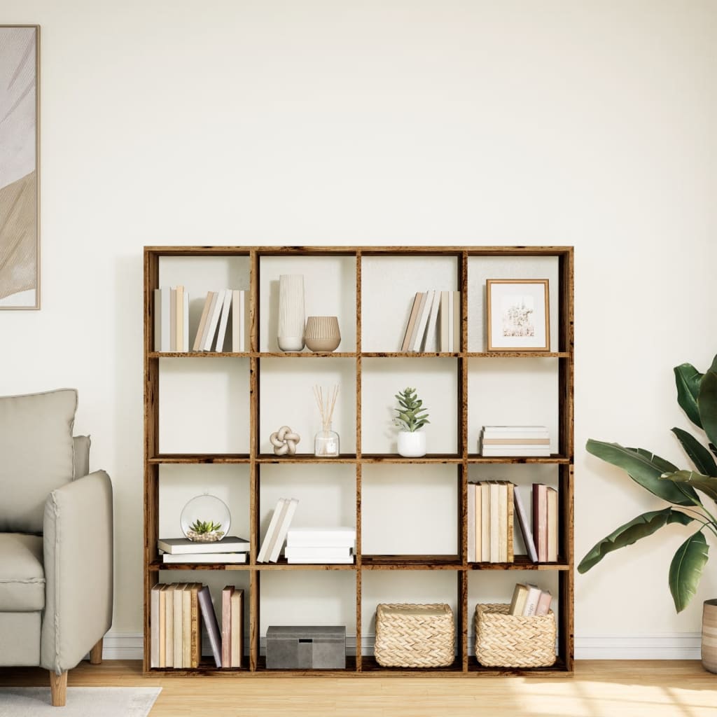 vidaXL Βιβλιοθήκη 137,5x29x137,5 εκ. από Επεξεργασμένο Ξύλο