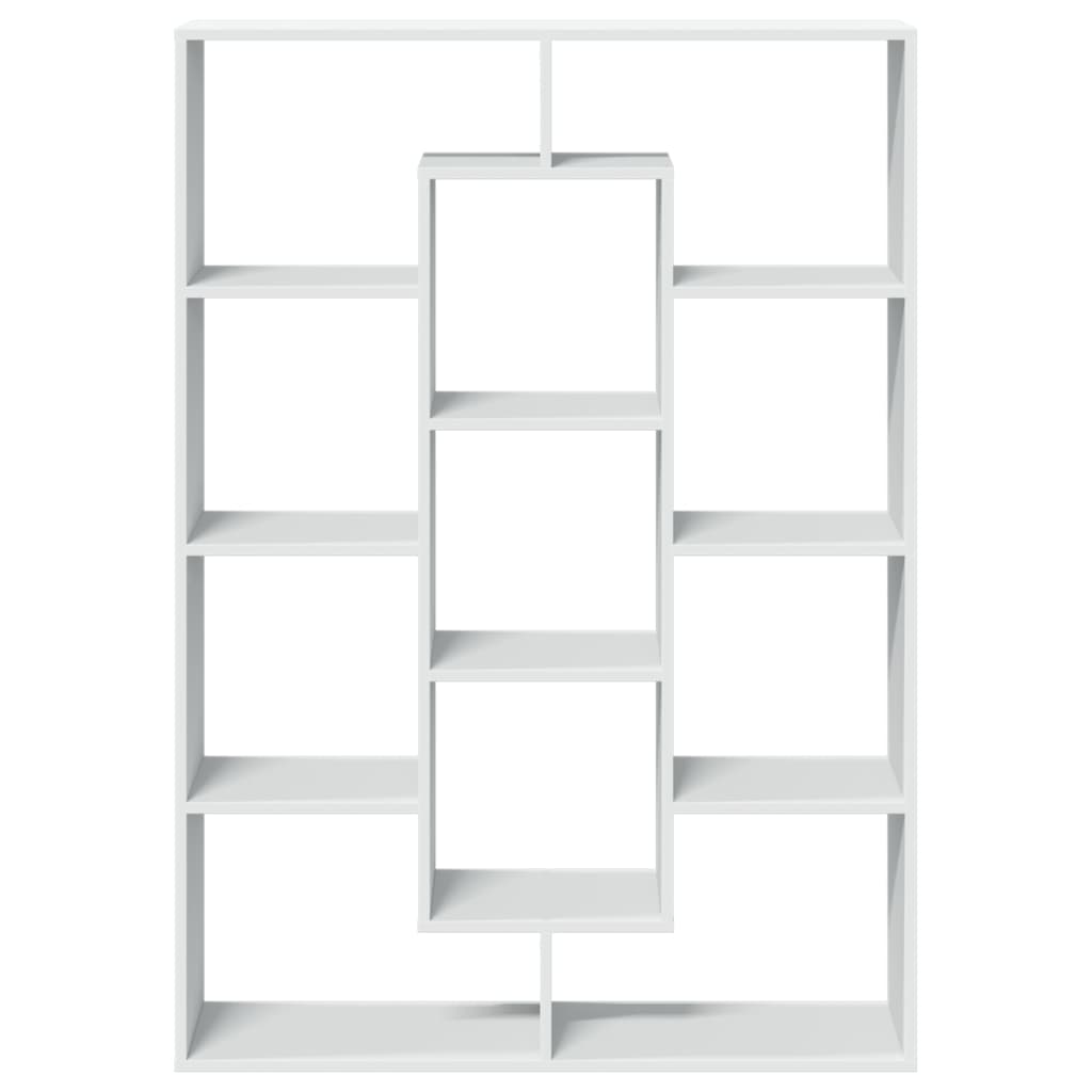 vidaXL Βιβλιοθήκη Λευκή 102x29x143 εκ. από Επεξεργασμένο Ξύλο
