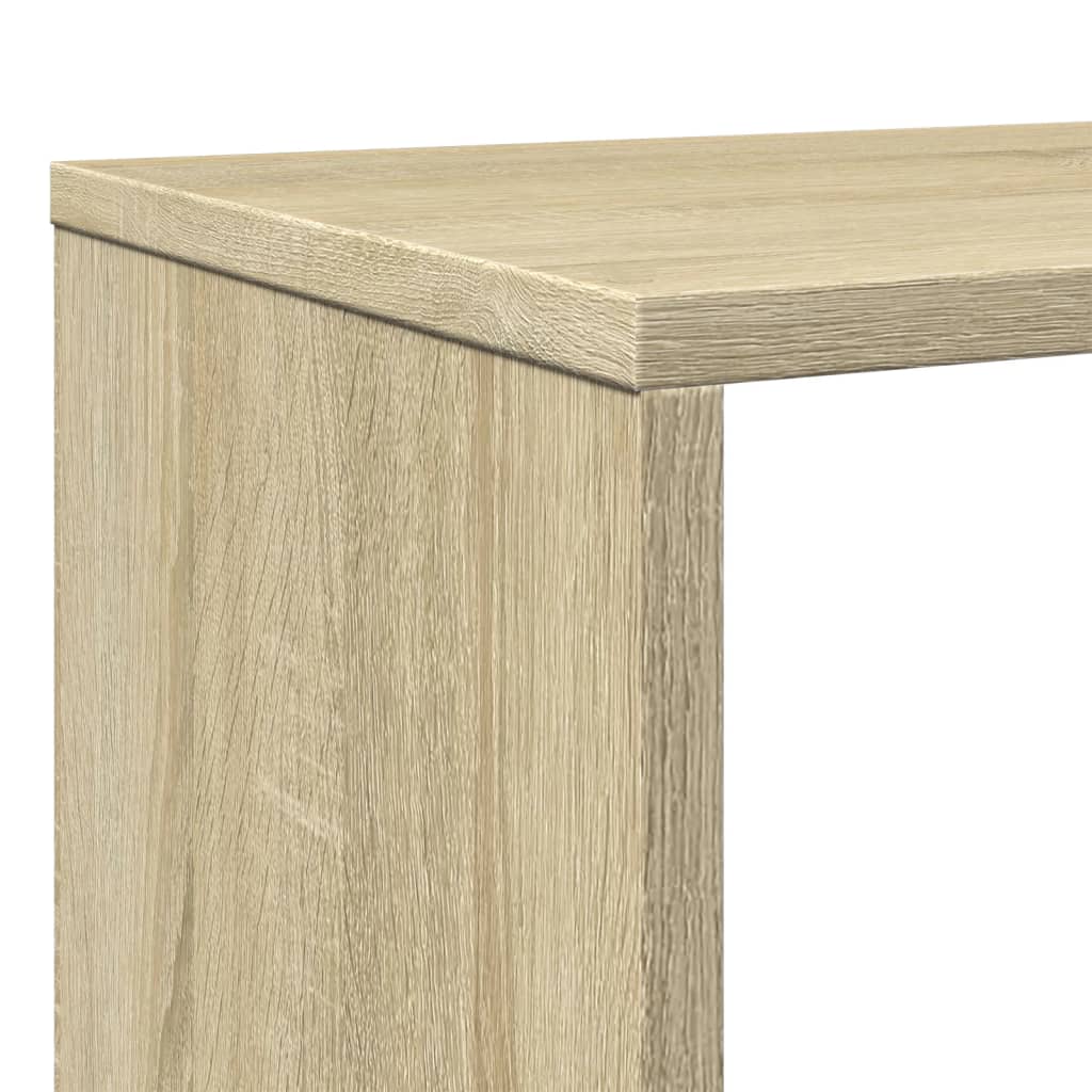 vidaXL Βιβλιοθήκη Χρώμα Sonoma Δρυς 102x29x143 εκ. Επεξεργασμένο Ξύλο