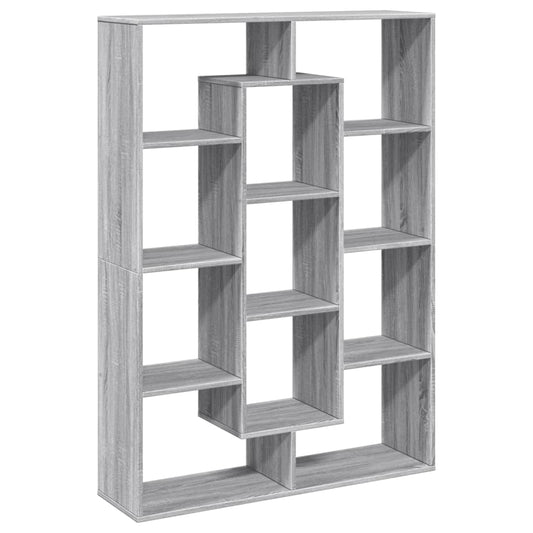 vidaXL Βιβλιοθήκη Γκρι Sonoma 102x29x143 εκ. από Επεξεργασμένο Ξύλο