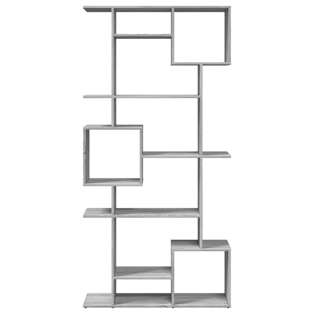 vidaXL Βιβλιοθήκη Γκρι Sonoma 92x29x188 εκ. από Επεξεργασμένο Ξύλο