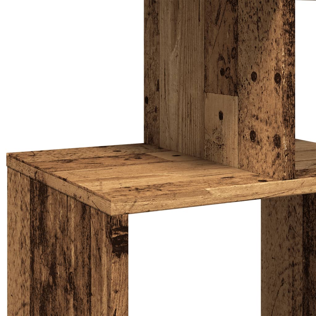 vidaXL Βιβλιοθήκη Όψη Παλαιού Ξύλου 92x29x188 εκ. από Επεξ. Ξύλο