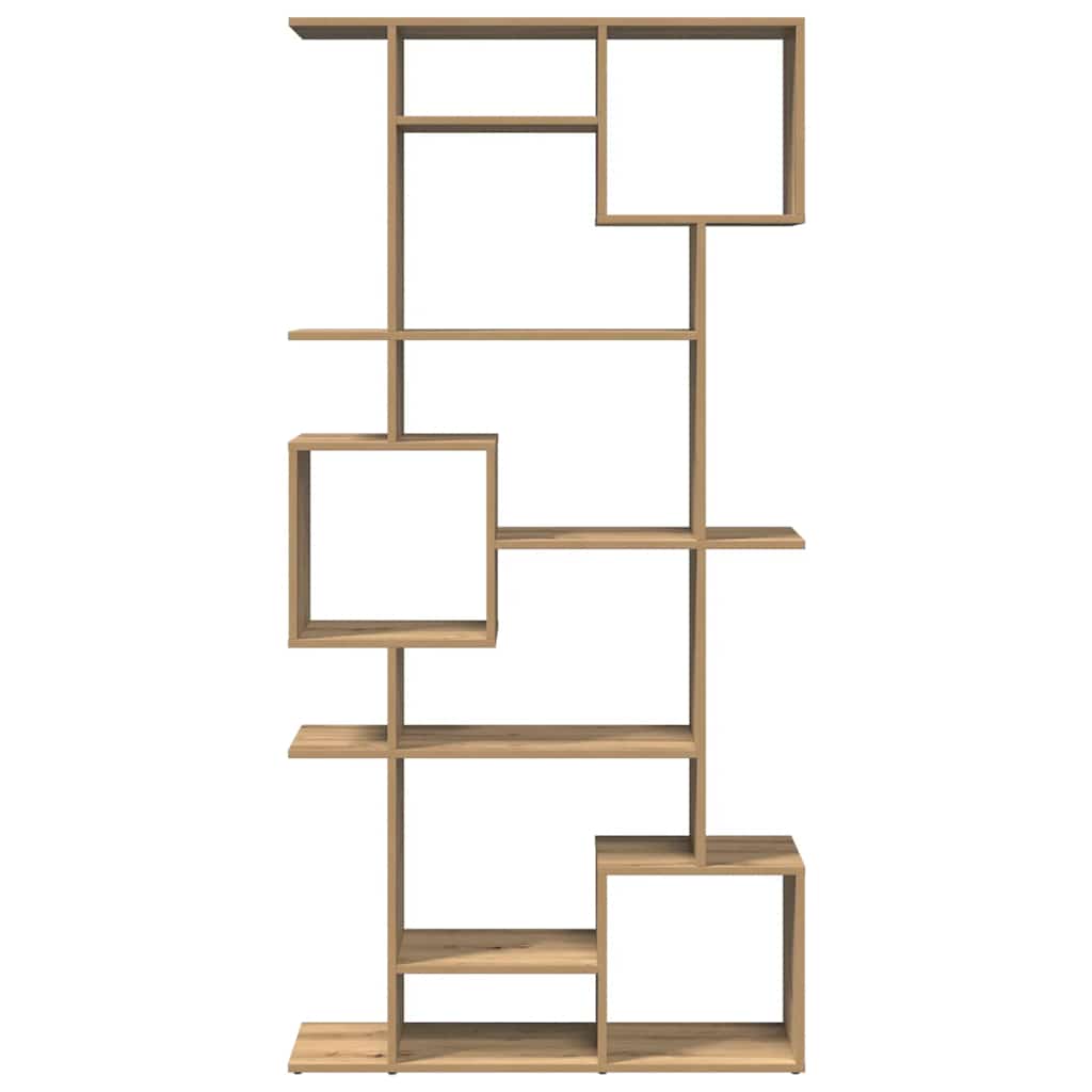 vidaXL Βιβλιοθήκη Αρτισιανή Δρυς 92x29x188 εκ. από Επεξ. Ξύλο