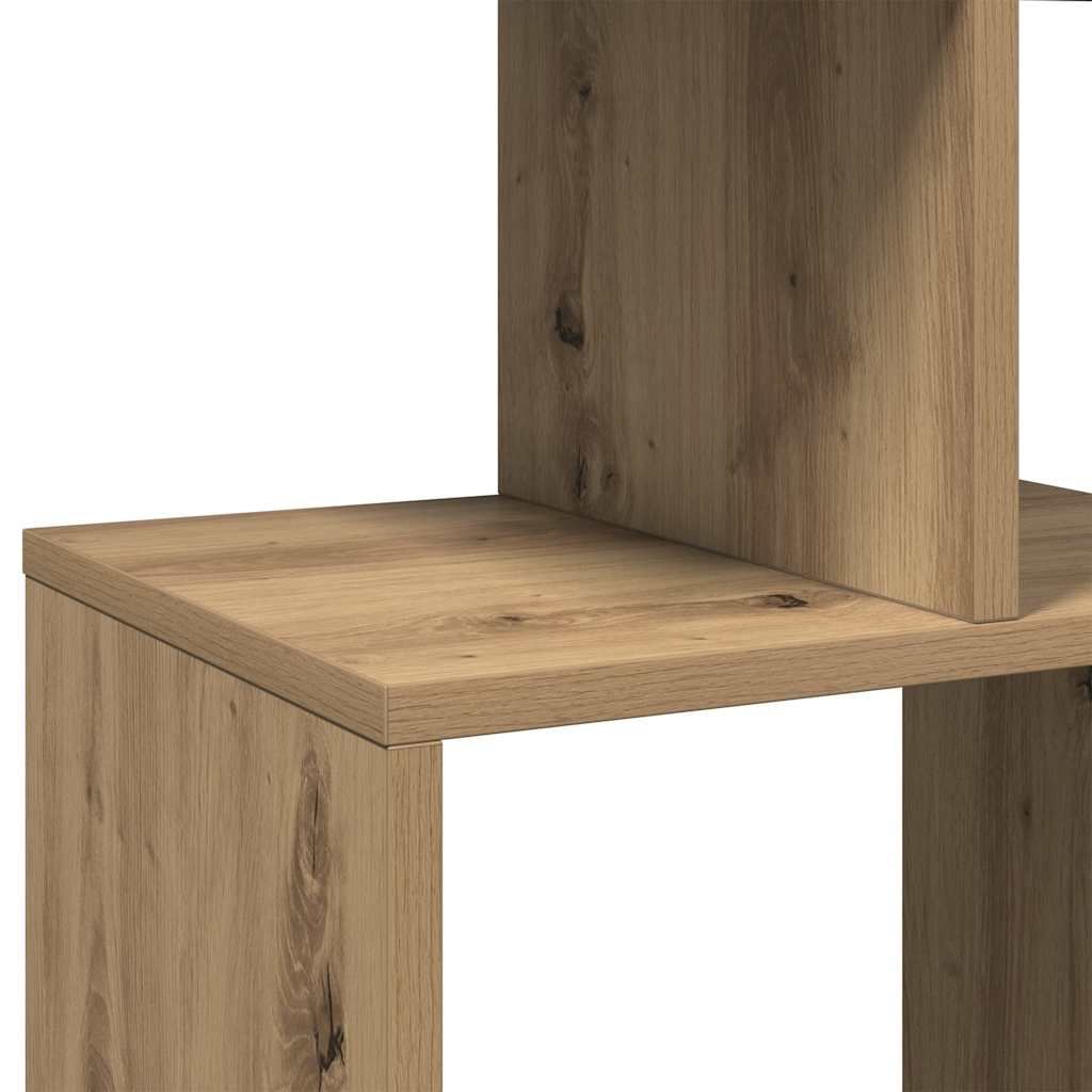 vidaXL Βιβλιοθήκη Αρτισιανή Δρυς 92x29x188 εκ. από Επεξ. Ξύλο