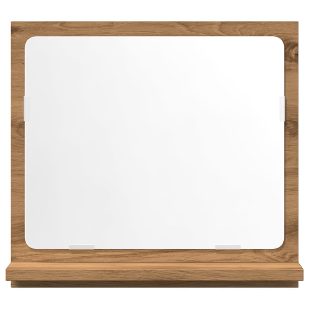 vidaXL Ντουλάπι καθρέφτη μπάνιου Artisan Oak Κατασκευασμένο ξύλο