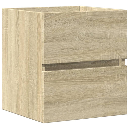 vidaXL Ντουλάπι Νιπτήρα Sonoma Δρυς 41x38,5x45 εκ. Επεξεργασμένο Ξύλο