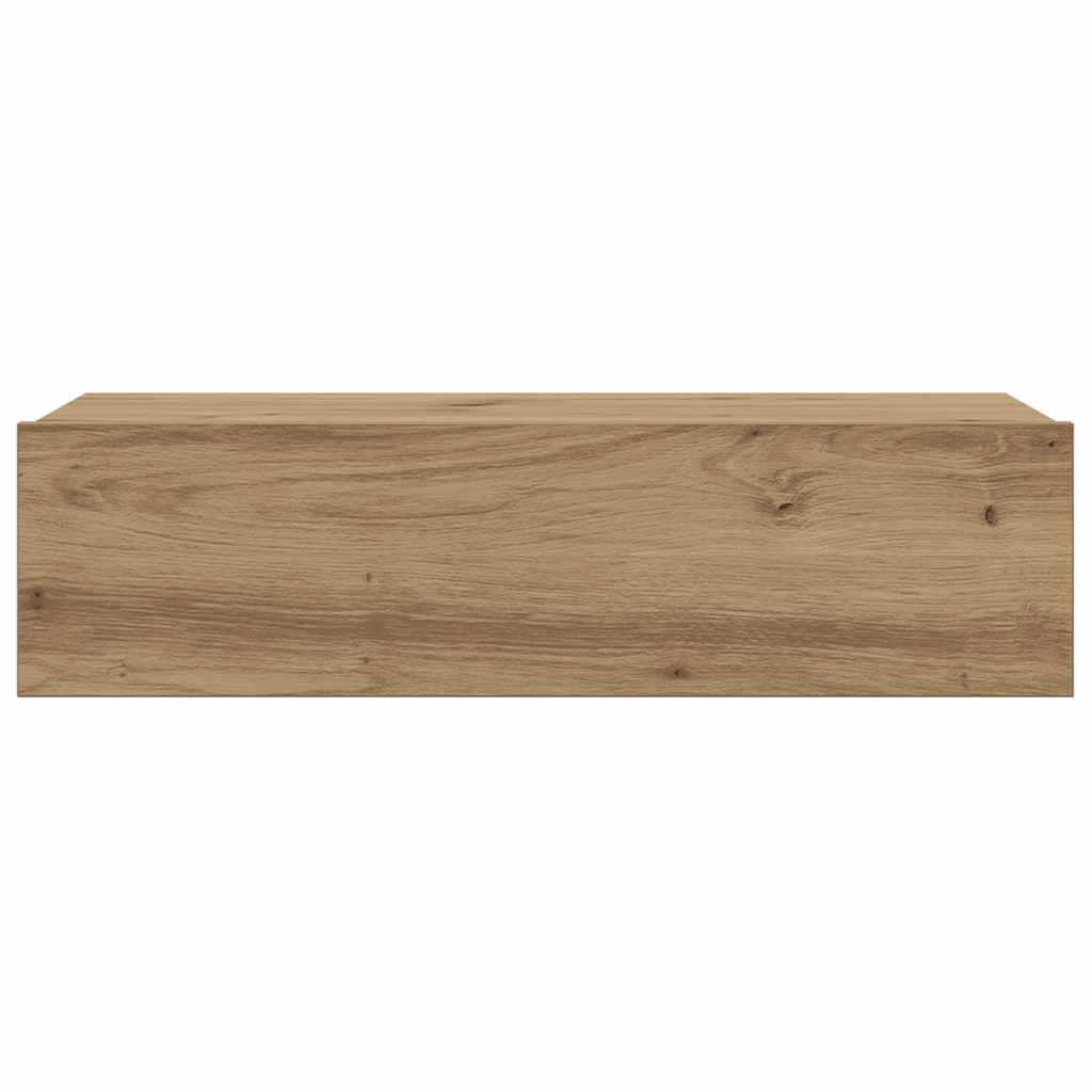 ντουλάπι τηλεόρασης vidaXL με φώτα LED Artisan Oak 60x35x15,5 cm