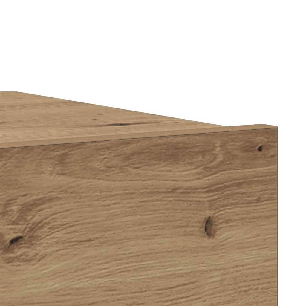 ντουλάπι τηλεόρασης vidaXL με φώτα LED Artisan Oak 60x35x15,5 cm