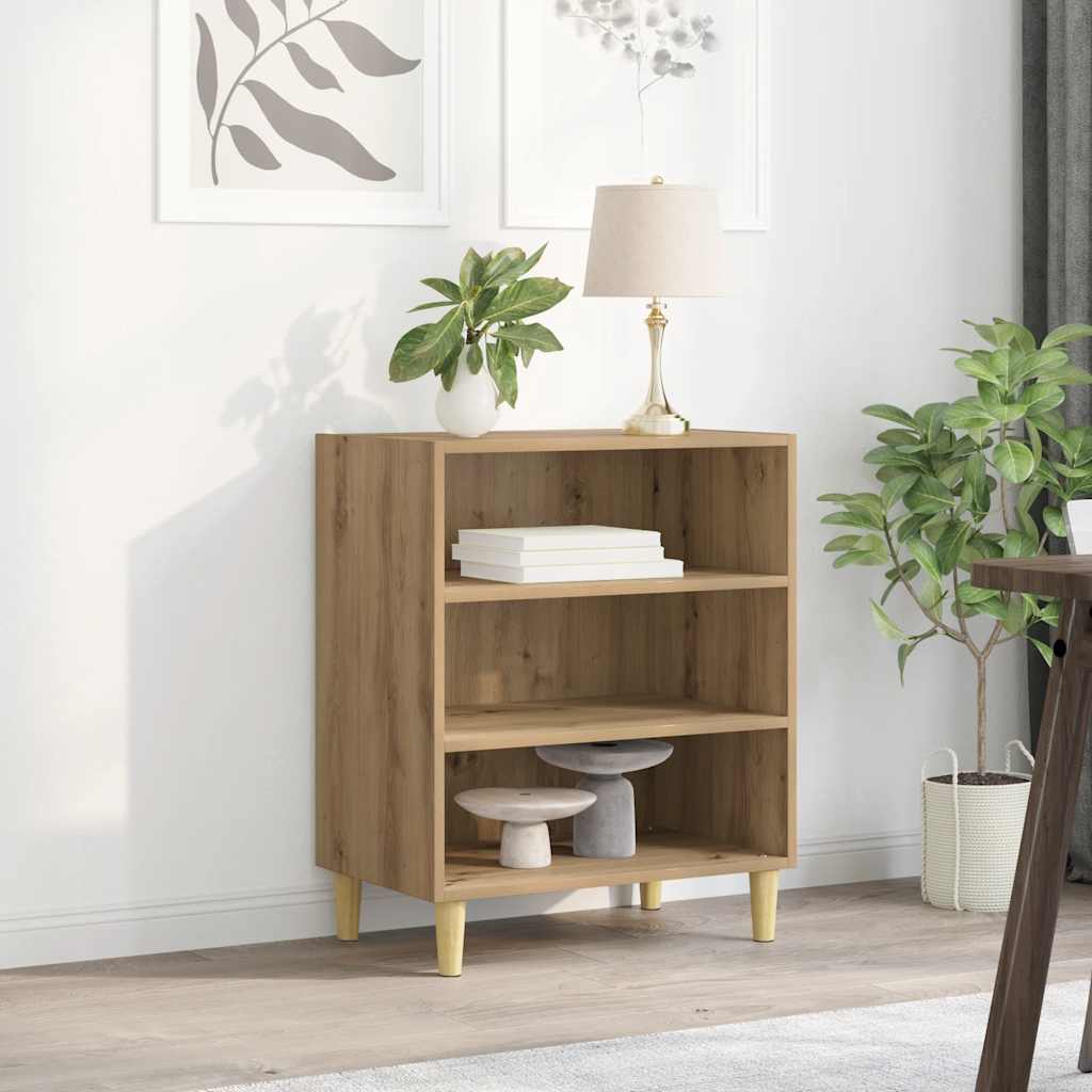 vidaXL Μπουφές Αρτισιανή Δρυς 57x35x75 εκ. από Επεξεργασμένο Ξύλο