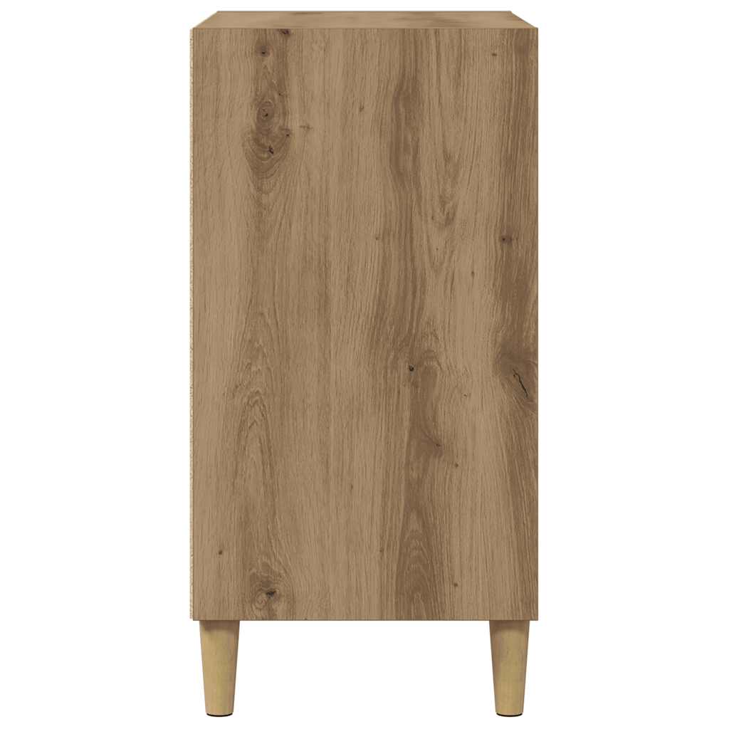 vidaXL Μπουφές Αρτισιανή Δρυς 57x35x75 εκ. από Επεξεργασμένο Ξύλο