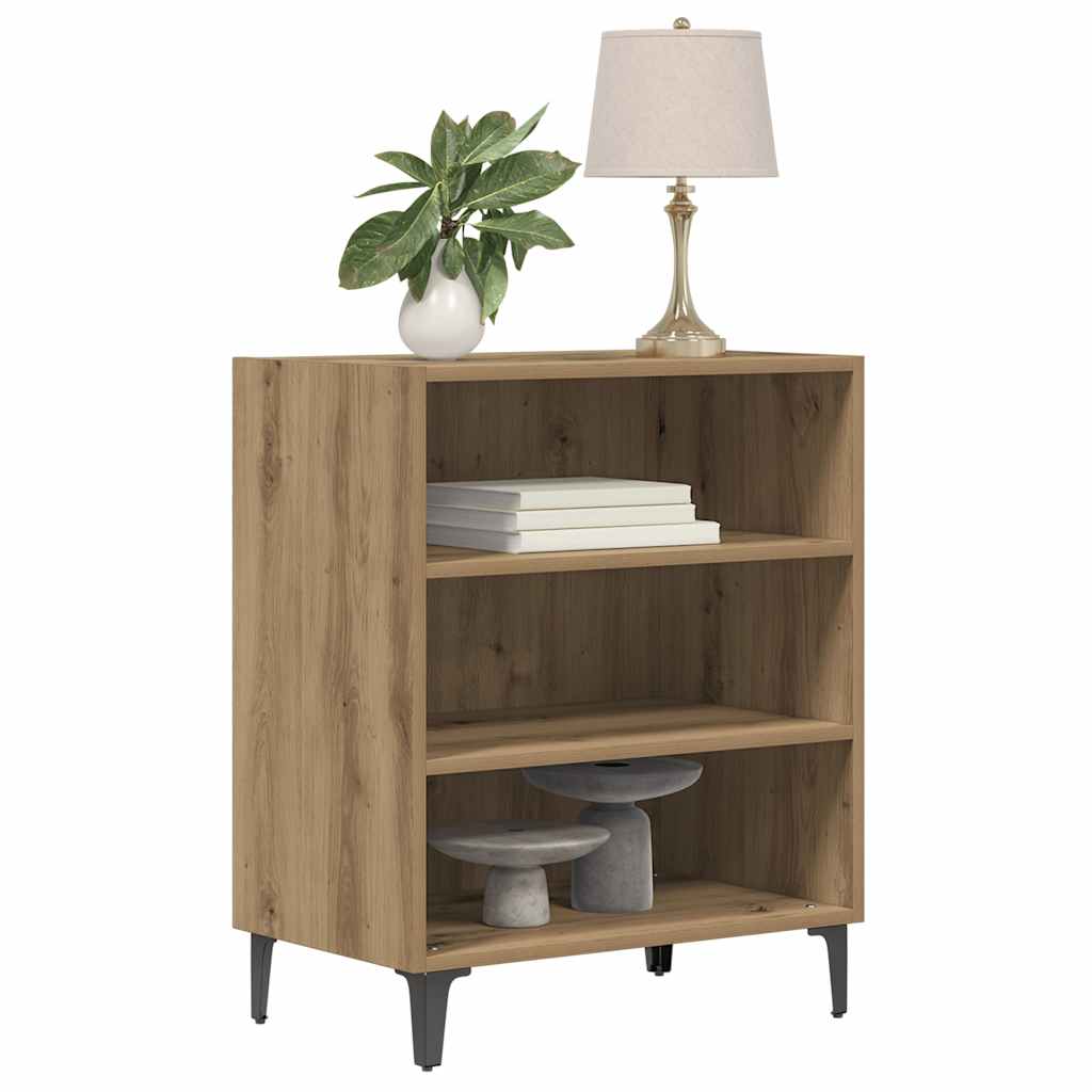 vidaXL Μπουφές Αρτισιανή Δρυς 57x35x70 εκ. από Επεξεργασμένο Ξύλο