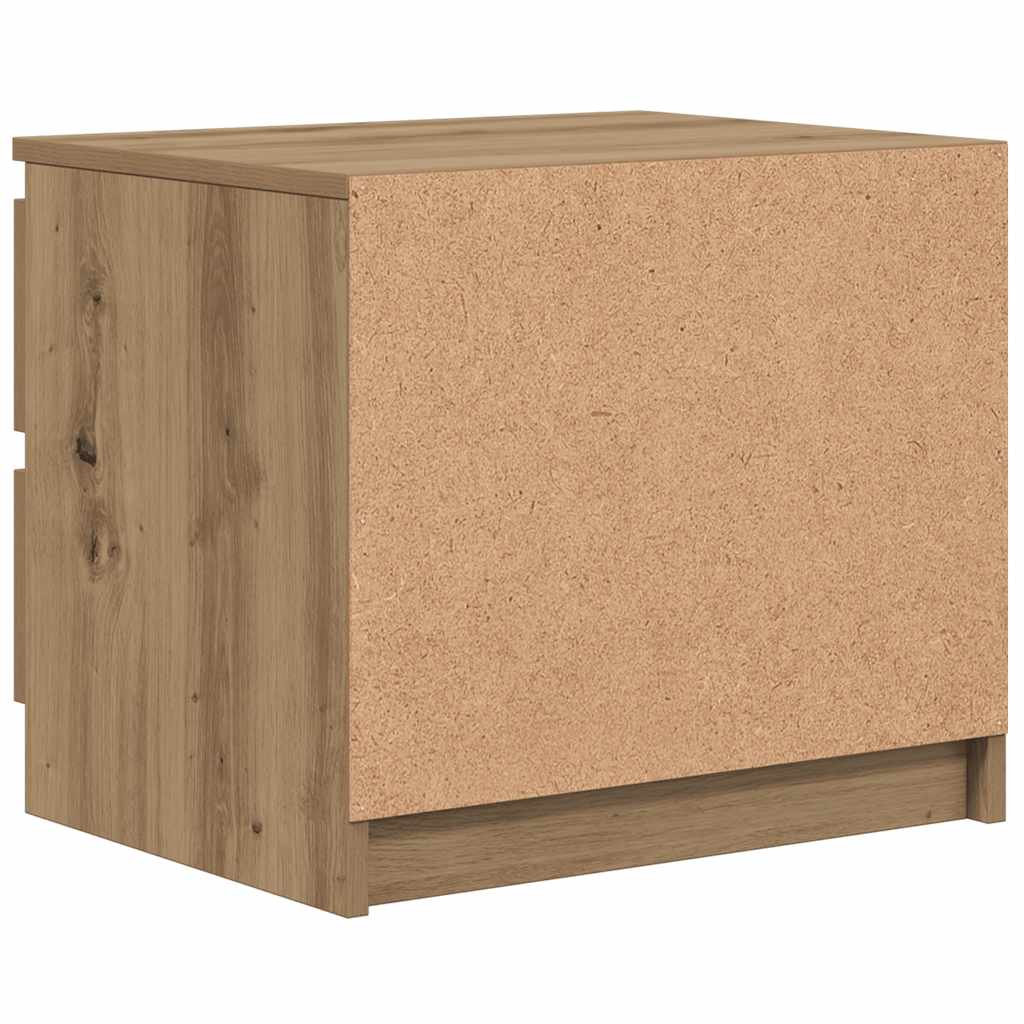 vidaXL Κομοδίνα 2 τεμ Artisan Oak 50x40x43.5 cm Κατασκευασμένο ξύλο
