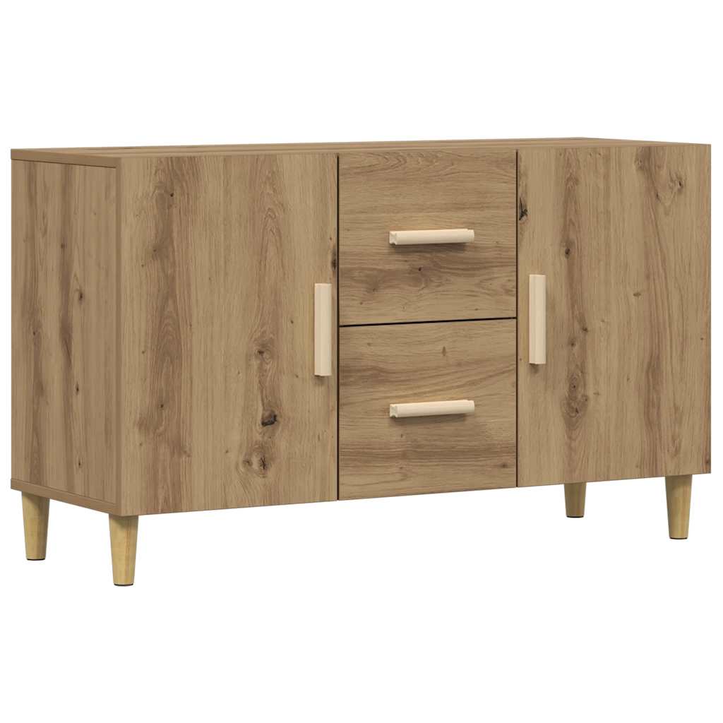vidaXL Σκευοθήκη Δρυς τεχνίτης 100x36x60 cm Κατασκευασμένο ξύλο
