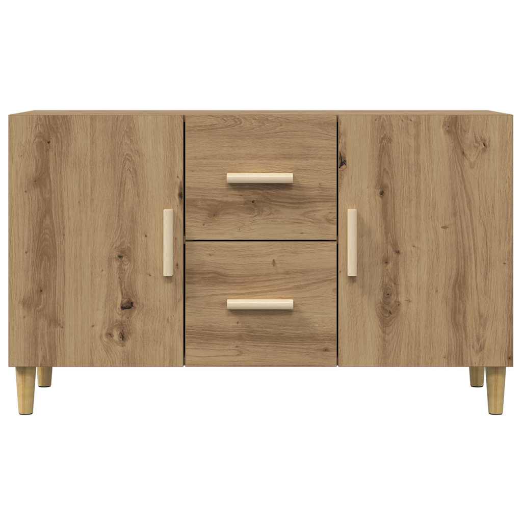 vidaXL Σκευοθήκη Δρυς τεχνίτης 100x36x60 cm Κατασκευασμένο ξύλο