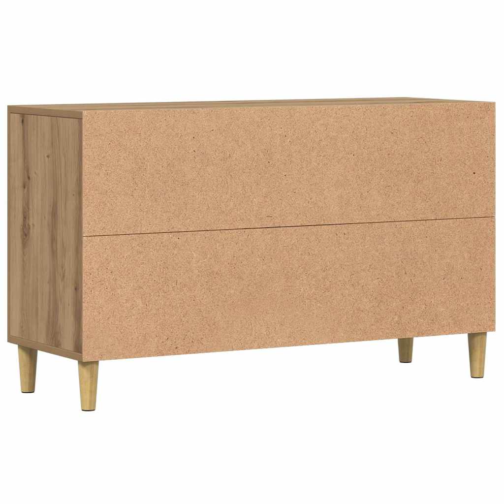 vidaXL Σκευοθήκη Δρυς τεχνίτης 100x36x60 cm Κατασκευασμένο ξύλο