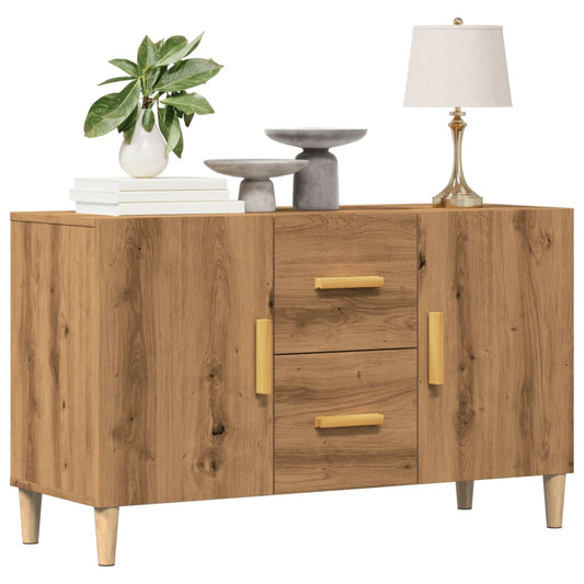 vidaXL Σκευοθήκη Δρυς τεχνίτης 100x36x60 cm Κατασκευασμένο ξύλο