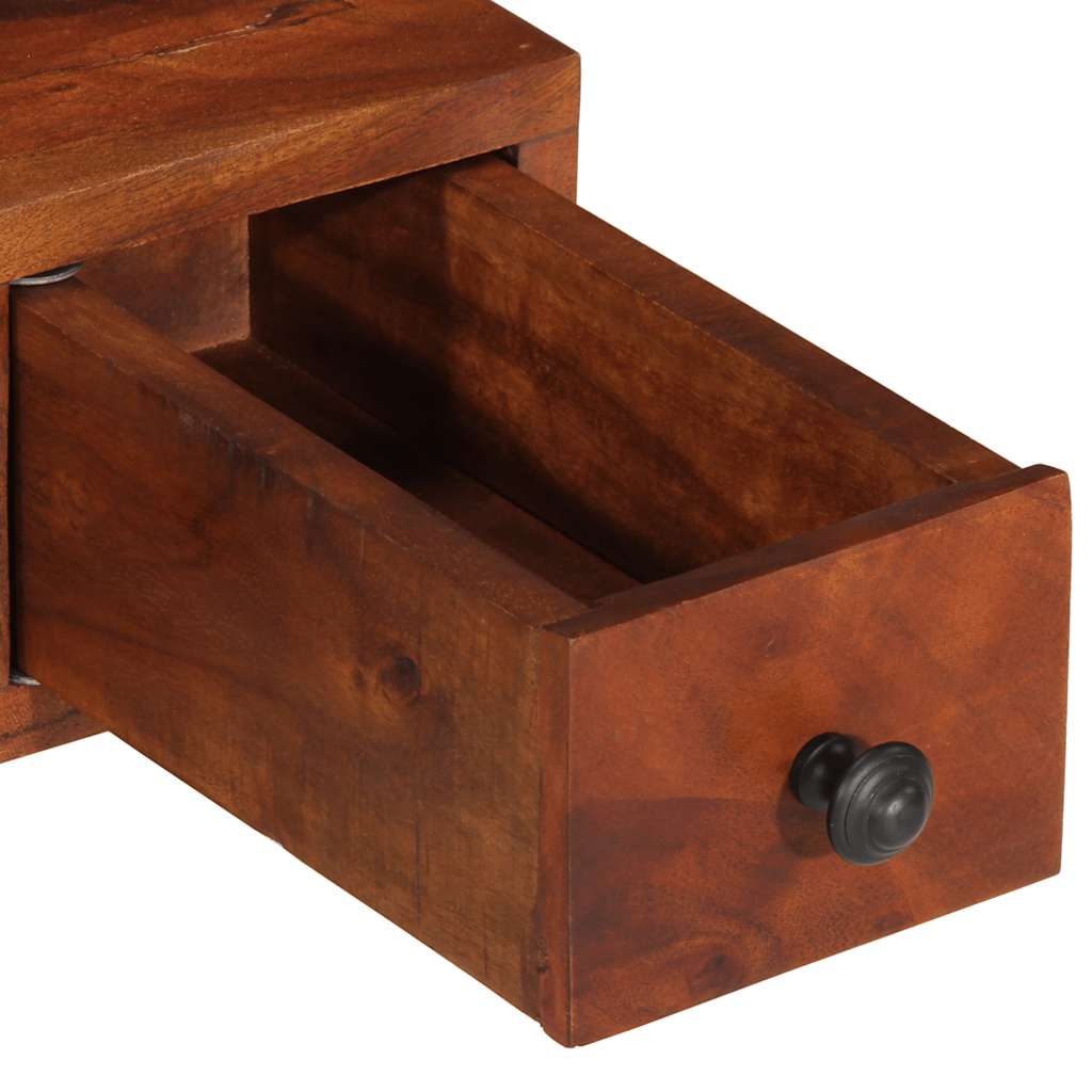 vidaXL Καθρέπτης τοίχου με συρτάρια 60x33x90 cm Στερεό ξύλο ακακίας