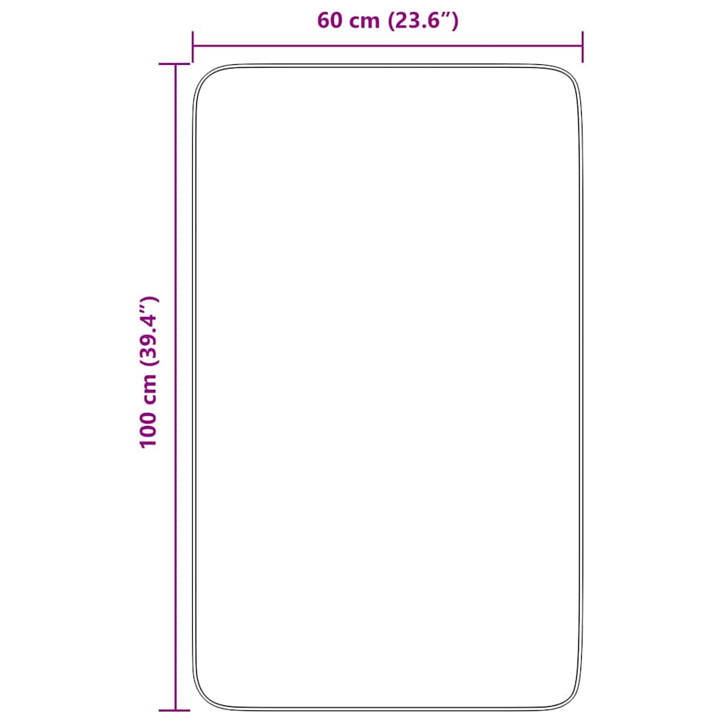vidaXL Χαλί Shaggy με Ψηλό Πέλος NAVARRA Μπεζ 60x100 εκ. πολυεστέρας