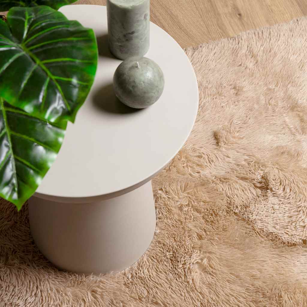 vidaXL Χαλί Shaggy με Ψηλό Πέλος NAVARRA Μπεζ 120x170 εκ. πολυεστέρας