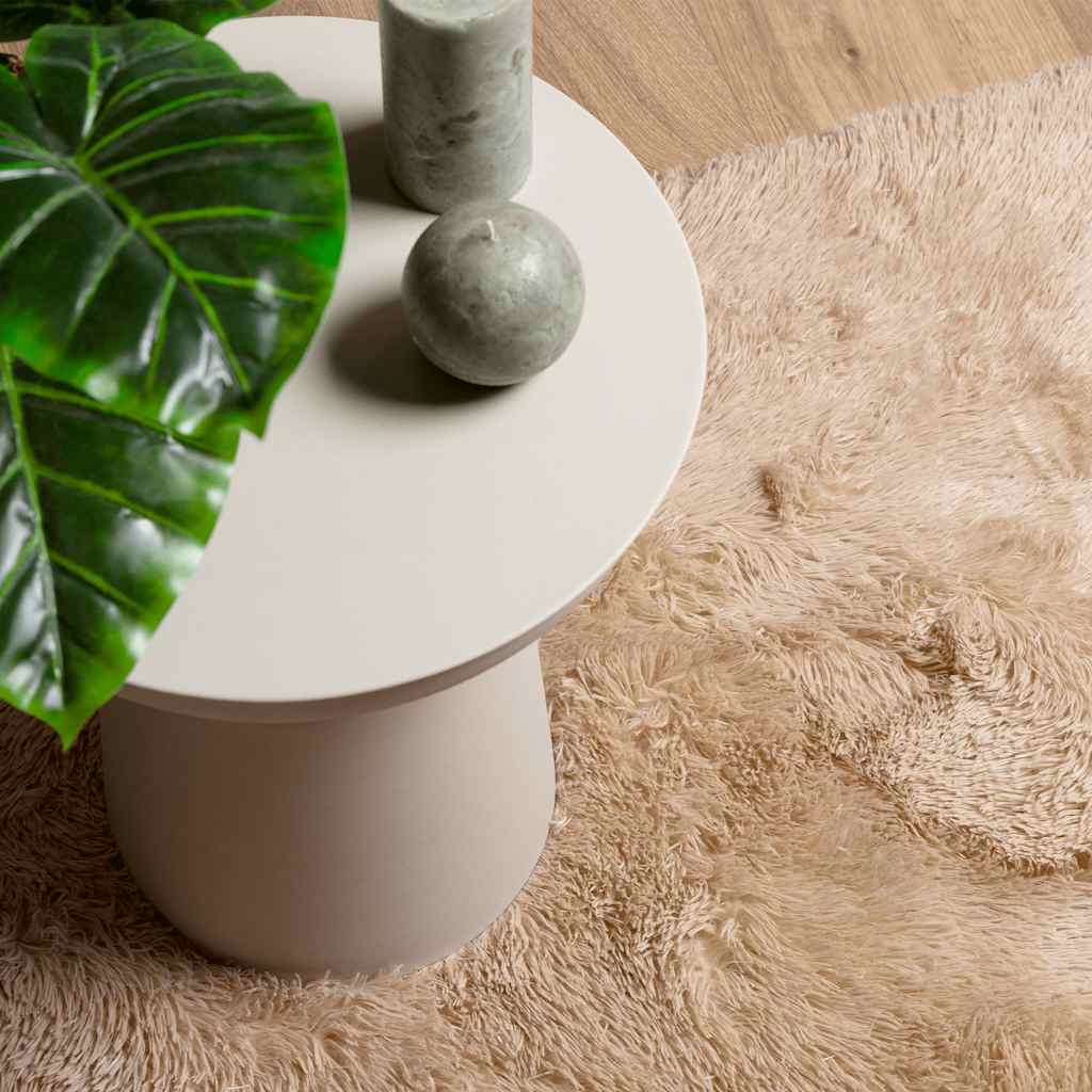 vidaXL Χαλί Shaggy με Ψηλό Πέλος NAVARRA Μπεζ 130x200 εκ. πολυεστέρας