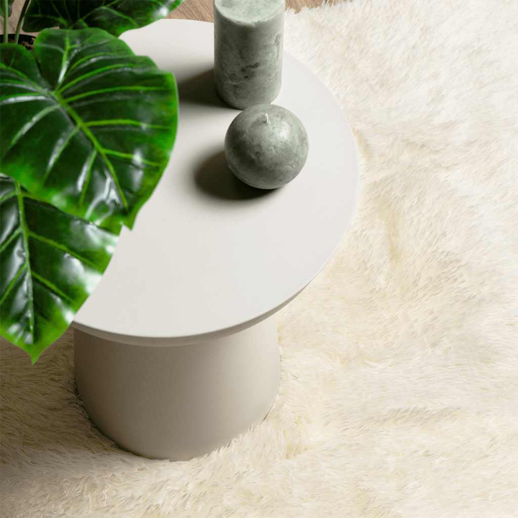 vidaXL Χαλί Shaggy με Ψηλό Πέλος NAVARRA Κρέμα 130x200 εκ. πολυεστέρας