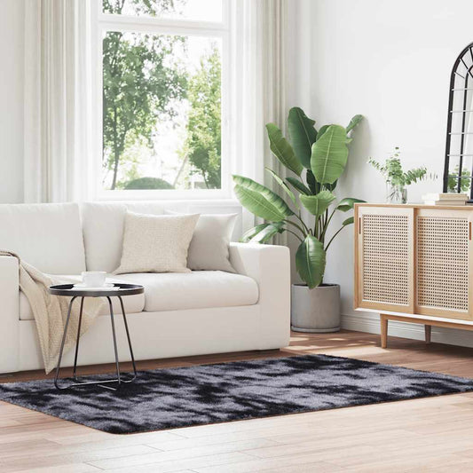 vidaXL Χαλί Shaggy με Ψηλό Πέλος NAVARRA Σκούρο Γκρι 130x200 εκ.