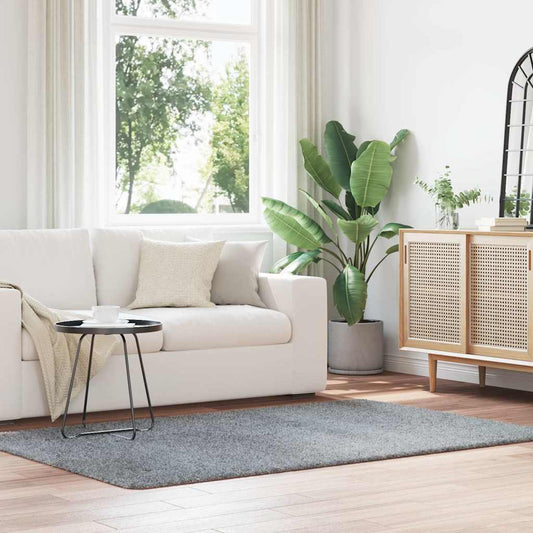 vidaXL Χαλί Shaggy με Ψηλό Πέλος NAVARRA Ανοιχτό Γκρι 130x200 εκ.