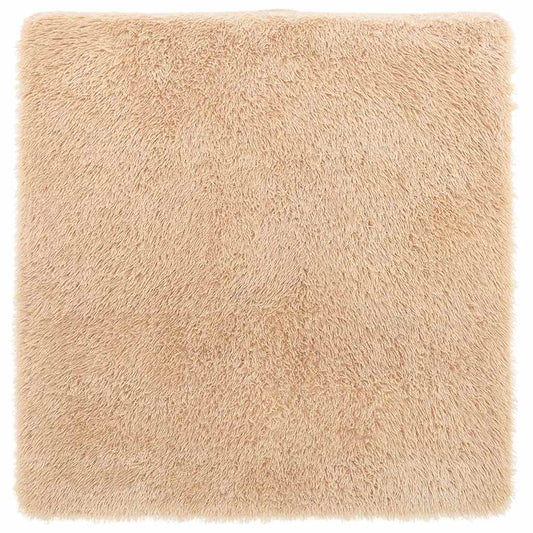 vidaXL Χαλί Shaggy με Ψηλό Πέλος NAVARRA Μπεζ 200x200 εκ. πολυεστέρας