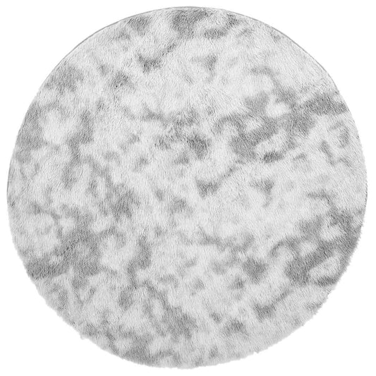 vidaXL Χαλί Shaggy με Ψηλό Πέλος NAVARRA Ανοιχτό Γκρι 100x100 εκ.