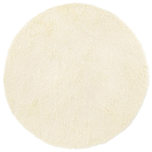 vidaXL Χαλί Shaggy με Ψηλό Πέλος NAVARRA Κρέμα 160x160 εκ. πολυεστέρας